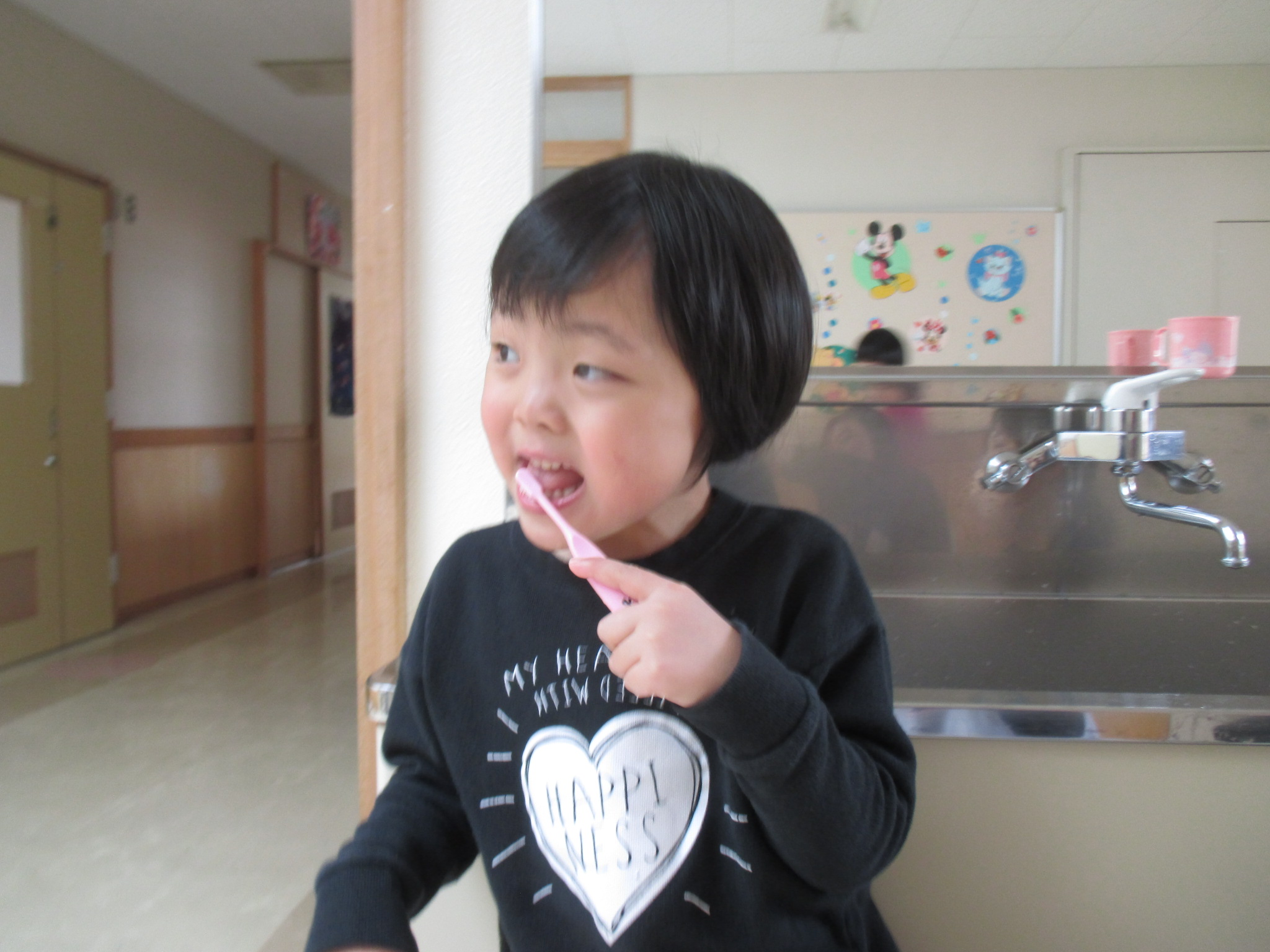 学園生活　歯磨き2