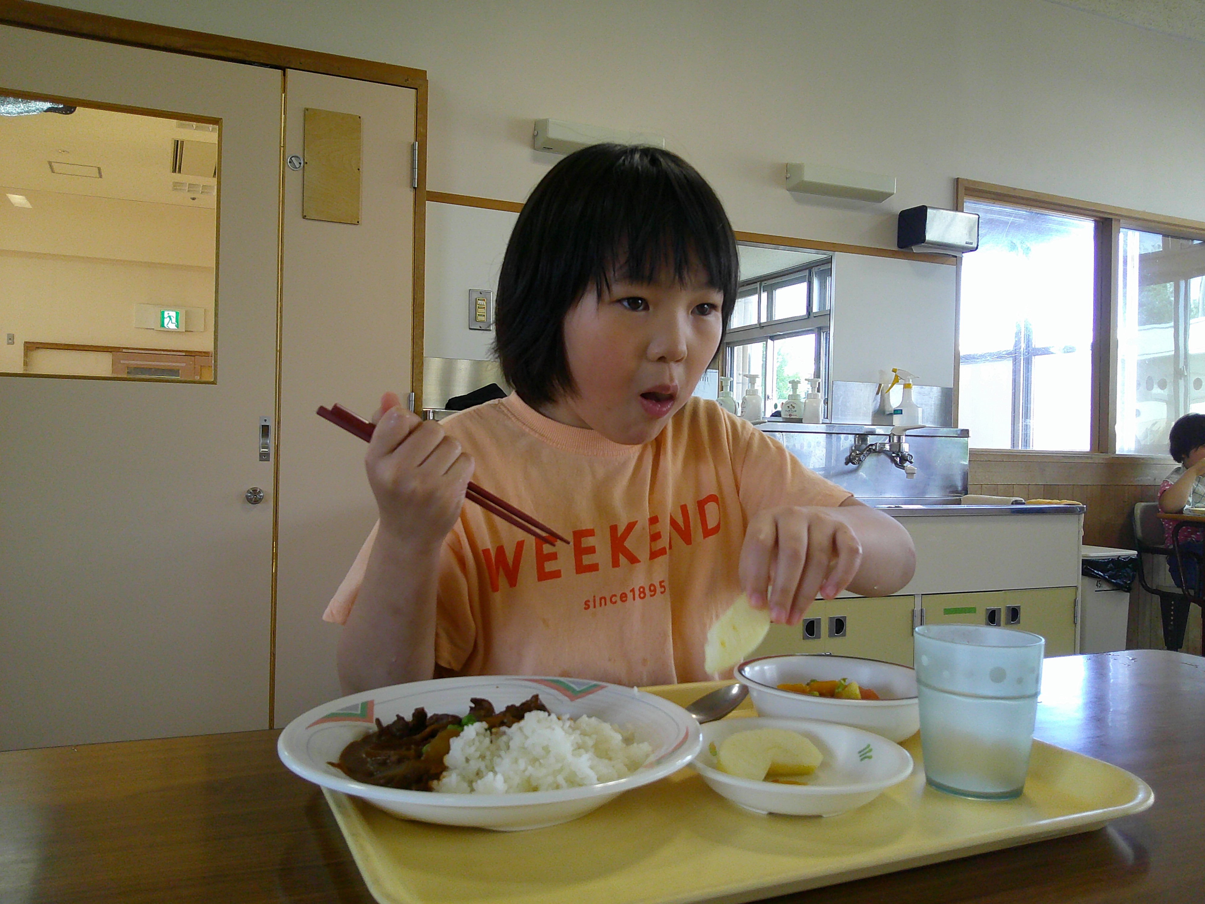 学園生活　食事2