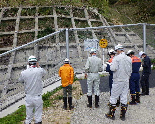 土砂災害防止月間における取組み写真