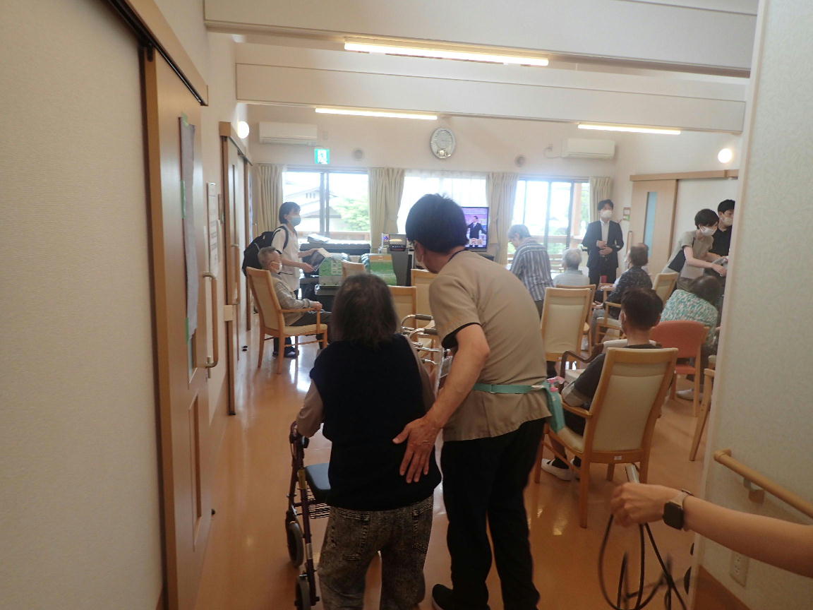 要配慮者利用施設における防災支援写真