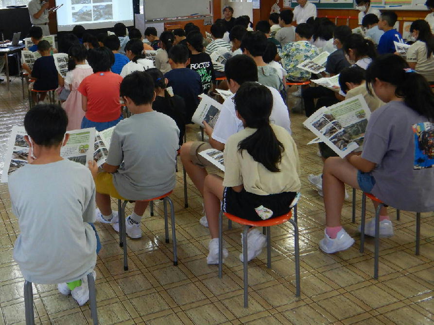 土砂災害に関する学習支援写真1